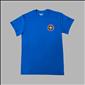 Men's Royal Blue T-shirt with Full Color AAAA Logo - LARGE